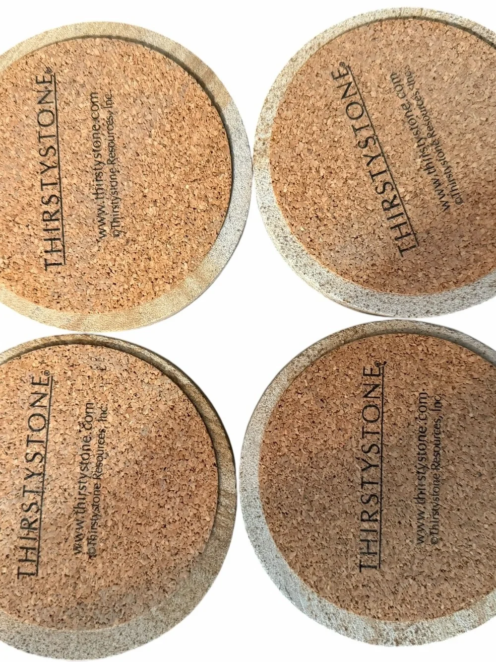 Thirsty stone Drink Coasters Bar Set of 4 Southwest Native American Design 4